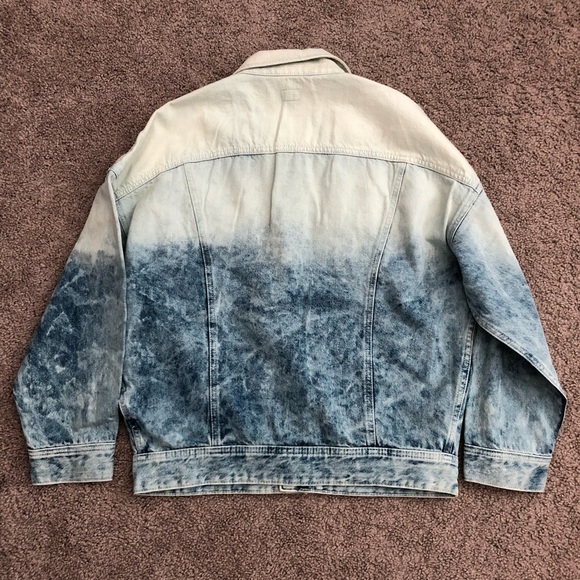 Lee Vintage Modern Ombre Oversized Denim Jacket - Picture 9 of 11